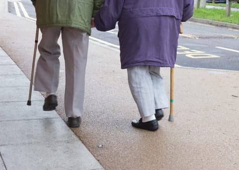 Older Adults Walking Out of Necessity Have an Increased Risk of Falls