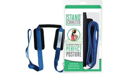 Stretching Tool Stand Corrected Uses Body Weight to Help Correct Posture